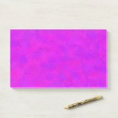 Paarse Roze Abstract Patroon Post-it® Notes (Op bureau)