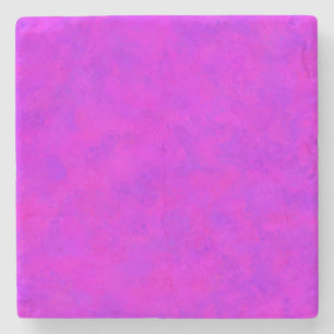 Paarse Roze Abstract Patroon Stenen Onderzetter