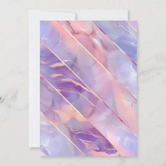 Paarse Roze Agaat Spaans 100ste verjaardag voor ha Kaart (Achterkant)