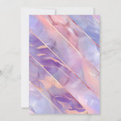 Paarse Roze Agaat Spaans 60ste verjaardag voor haa Kaart (Achterkant)