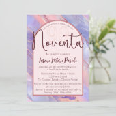 Paarse Roze Agaat Spaans 90ste verjaardag voor haa Kaart (Staand voorkant)