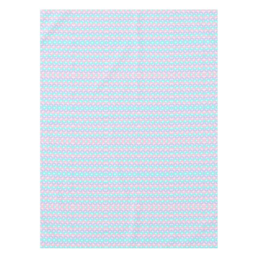  paarse roze aqua blue pastel mermaid scales tafelkleed (Voorkant)