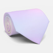 paarse roze aqua pastelkleuren stropdas (Opgerold)