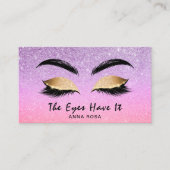 *~* Paarse roze as breidt het meisje uit Visitekaartje (Voorkant)