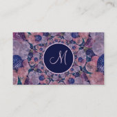  Paarse roze ballonvaarder Visitekaartje (Voorkant)