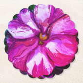 Paarse roze balsem ventilator Drink Kartonnen Onderzetters (Voorkant)