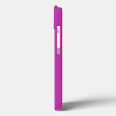 Paarse roze band patroon iPhone X Hoesje (Achterkant / Links)