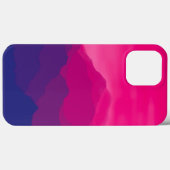 Paarse roze berggradiënt Case-Mate iPhone case (Achterkant (horizontaal))