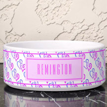 Paarse Roze Blauwe Verbonden Hartpatroon Aangepast