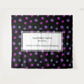 Paarse roze blauwe verf afdrukken Professioneel se Wandkleed (Voorkant (horizontaal))