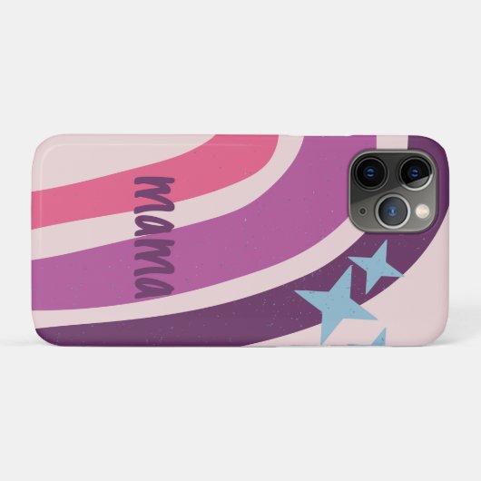 Paarse roze bohemiaanse regenboog - Speciaal geper Case-Mate iPhone Case (Achterkant (horizontaal))