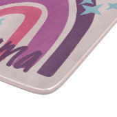 Paarse roze bohemiaanse regenboog - Speciaal geper Snijplank (Hoek)