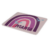 Paarse roze bohemiaanse regenboog - Speciaal geper Snijplank (Hoek)