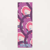 Paarse roze bohemiaanse regenboog - Speciaal geper Yogamat (Voorkant)