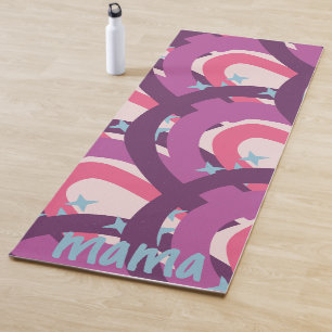 Paarse roze bohemiaanse regenboog - Speciaal geper Yogamat