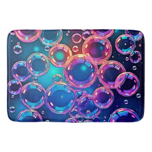 Paarse Roze Bubble Magic Badmat