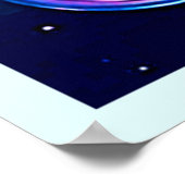 Paarse Roze Bubble Magic Poster (Hoek)