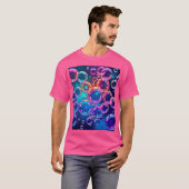 Paarse Roze Bubble Magic T-shirt (Voorkant volledig)