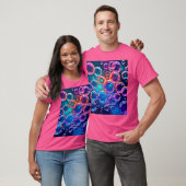 Paarse Roze Bubble Magic T-shirt (Unisex)