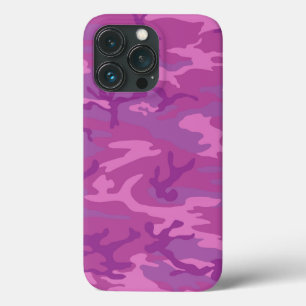 Paarse Roze Camo Camouflage Patroon Art Telefoon C Case-Mate iPhone Case