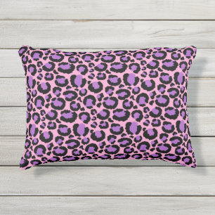Paarse Roze Cheetah Luipaard Patroon Dierenliefheb Buitenkussen