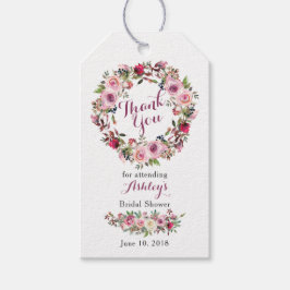 Paarse roze chique Roos Vrijgezellenfeest dank u Cadeaulabel