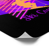 Paarse Roze Colorado Skiën Cooper Leadville C Poster (Hoek)