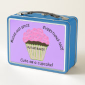 Paarse roze cupcakes (Achterkant)