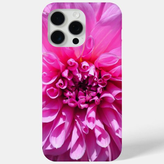 Paarse Roze Dahlia Bloem Case-Mate iPhone Case (Achterkant)