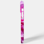 Paarse Roze Dahlia Bloem Case-Mate iPhone Case (Achterkant / Links)