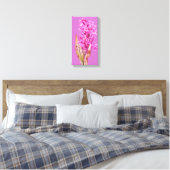 Paarse roze doekdoek canvas afdruk (Insitu (Slaapkamer))