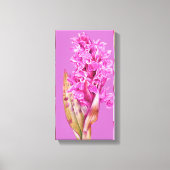 Paarse roze doekdoek canvas afdruk (Voorkant)