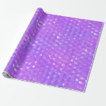Paarse roze driehoeken Geometrische partij Cadeaupapier<br><div class="desc">verpakkingspapier</div>