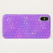 Paarse roze driehoeken Geometrische patronen Case-Mate iPhone Case (Achterkant (horizontaal))