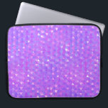 Paarse roze driehoeken Geometrische patronen Laptop Sleeve<br><div class="desc">Aangepast ontwerp</div>