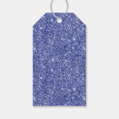 Paarse Roze Eenhoorn Glitter Sparkle Cadeaulabel (Achterkant)