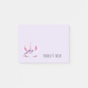 Paarse Roze Eenhoorn Post-it® Notes