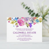 Paarse roze en blauwe weddenschappen, Kaart voor h (Staand voorkant)