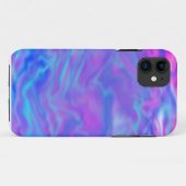 Paarse, Roze en Blue Tye-Dye Phone Case (Achterkant (horizontaal))