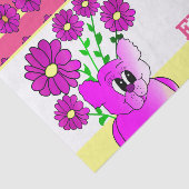 Paarse roze en geel tissuepapier (Detail)