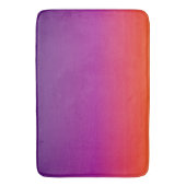 Paarse, roze en oranje gradiëntmeter badmat (Voorkant Verticaal)