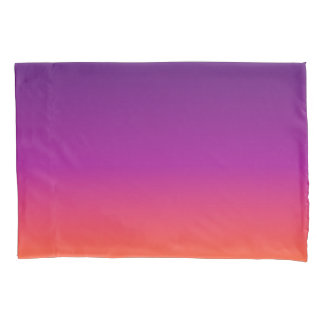 Paarse, roze en oranje gradiëntmeter kussensloop