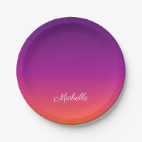 Paarse, roze en oranje gradiëntmeter