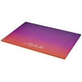 Paarse, roze en oranje gradiëntmeter snijplank (Hoek)