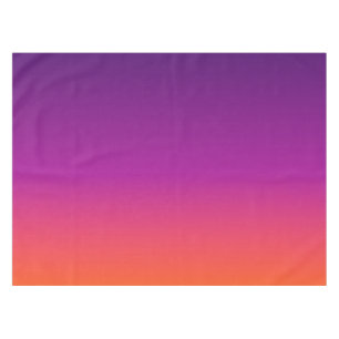 Paarse, roze en oranje gradiëntmeter tafelkleed
