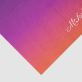 Paarse, roze en oranje gradiëntmeter tissuepapier (Detail)