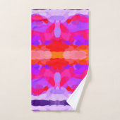 Paarse, roze en Oranje kleurstof Bad Handdoek (Handdoek)
