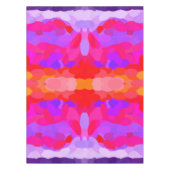 Paarse, roze en oranje kleurstof tafelkleed (Voorkant)