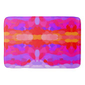 Paarse, roze en oranje stropdas kleurstof badmat (Voorkant)