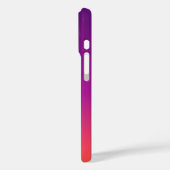 Paarse, roze en oranje verloop ombre Case-Mate iPhone case (Achterkant / Links)